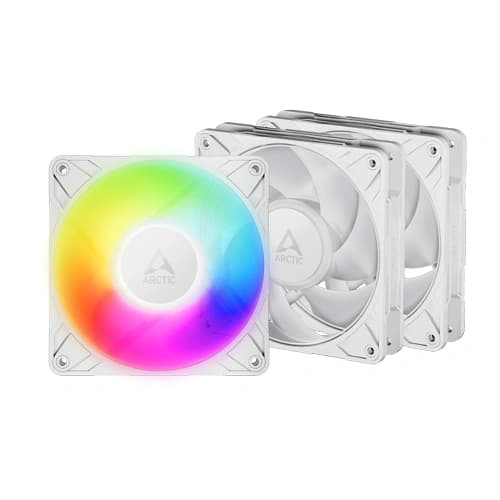 Arctic P12 Pro ARGB 120mm Triple Pack White Cabinet Fan